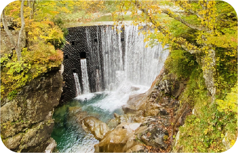土合砂防堰堤（湯吹きの滝）画像